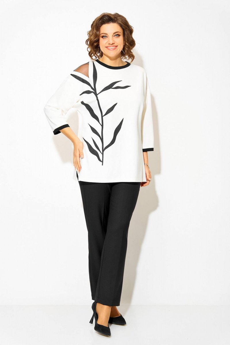 Liliana 1495БрПн черно-белый